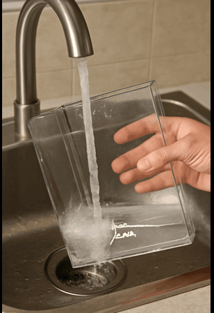 Jura coffee machine water reservoir cleaning