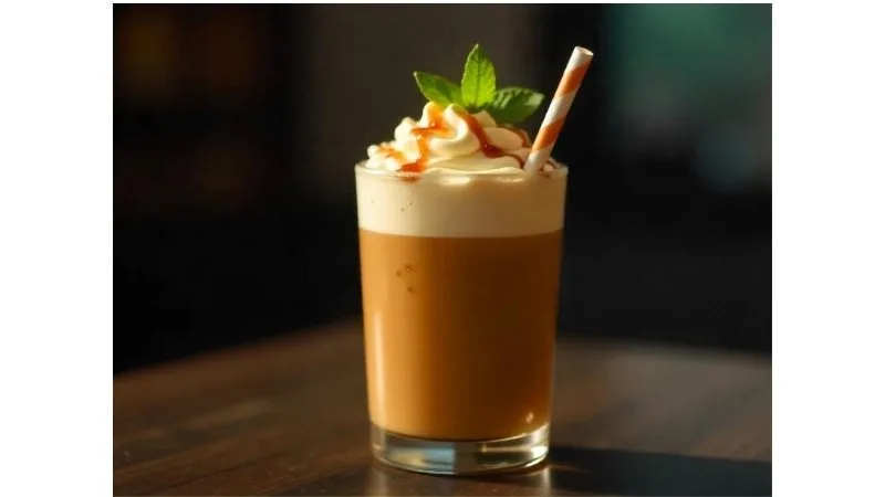 Freshly brewed iced coffee from Nespresso