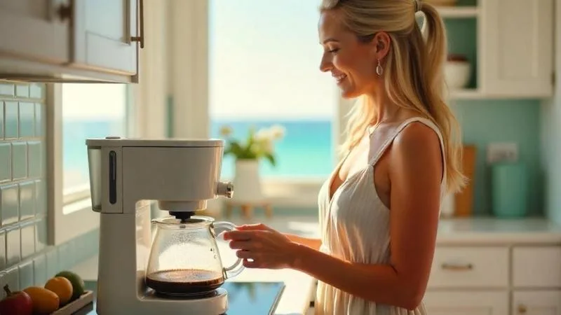drew barrymore coffee maker how to use