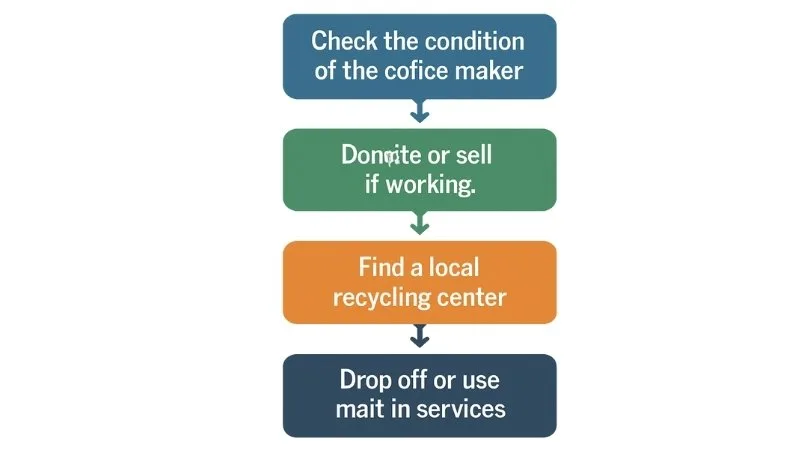 Coffee maker parts disposal