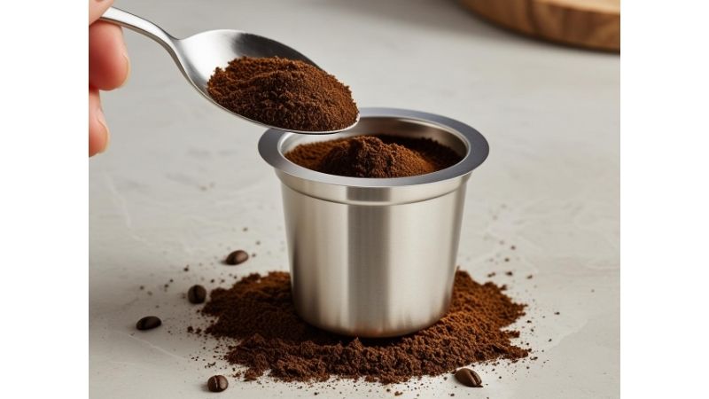 Keurig brewing coffee grind